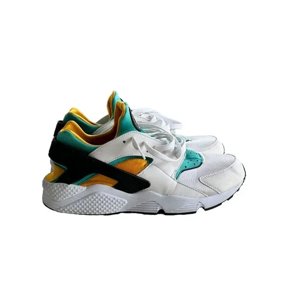 Nike Air Huarache White Turquoise Gold - Picture 8 of 15